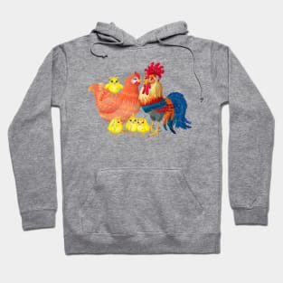 Rooster family Hoodie